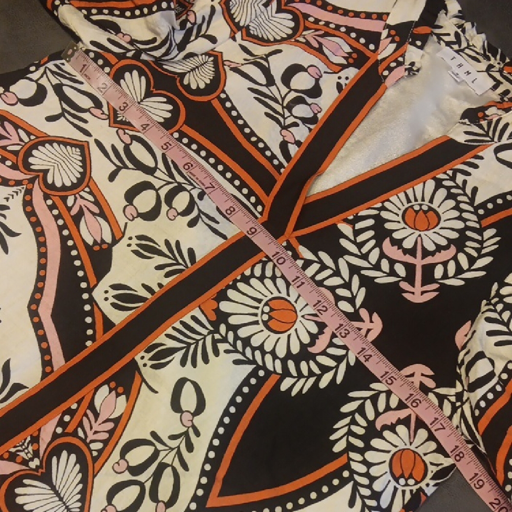 THML Puff Sleeve Floral Printed Tiered Dress - Picture 13 of 15